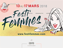 Tablet Screenshot of festifemmes.com